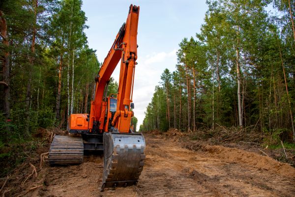 Cost of Backhoe Land Clearing in New Albany